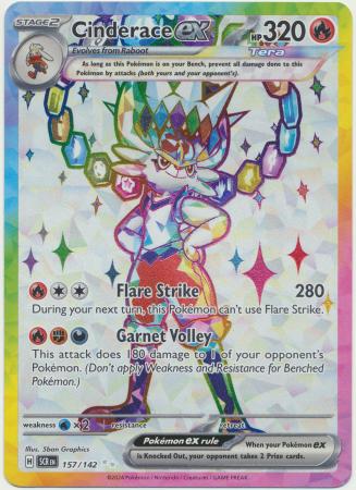 Cinderace ex : STELLAR CROWN - 157/142