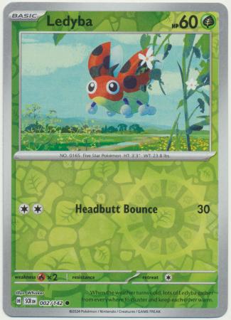 Ledyba : STELLAR CROWN (Reverse holo) - 002/142