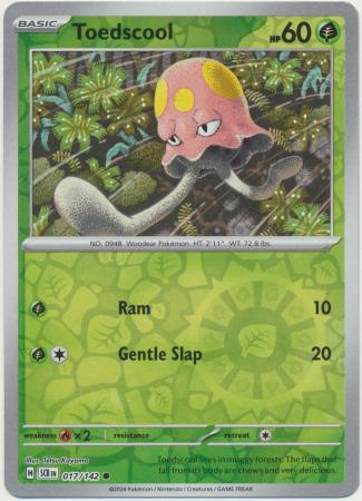 Toedscool : STELLAR CROWN (Reverse holo) - 017/142