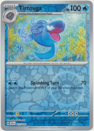 Tirtouga : STELLAR CROWN (Reverse holo) - 037/142