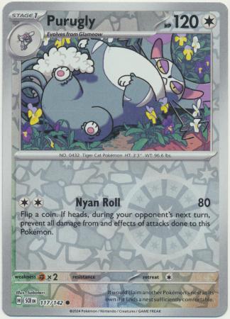 Purugly : STELLAR CROWN (Reverse holo) - 117/142