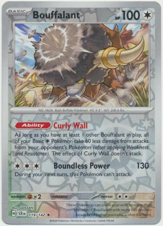 Bouffalant : STELLAR CROWN (Reverse holo) - 119/142