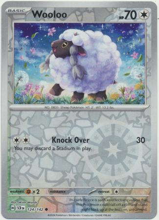 Wooloo : STELLAR CROWN (Reverse holo) - 124/142