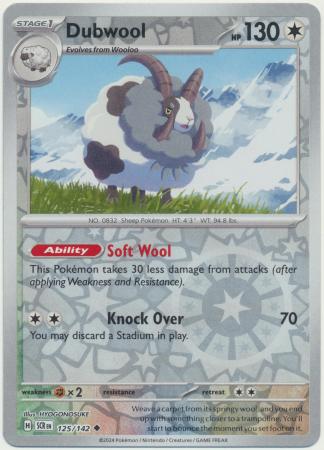 Dubwool : STELLAR CROWN (Reverse holo) - 125/142