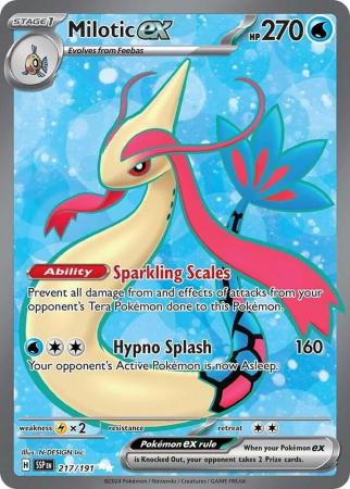Milotic ex : SURGING SPARKS - 217/191