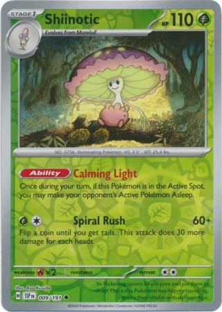 Shiinotic : SURGING SPARKS (Reverse holo) - 009/191