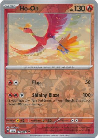 Ho-Oh : SURGING SPARKS (Reverse holo) - 019/191