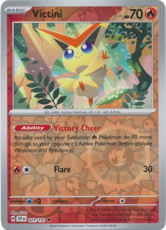 Victini : SURGING SPARKS (Reverse holo) - 021/191