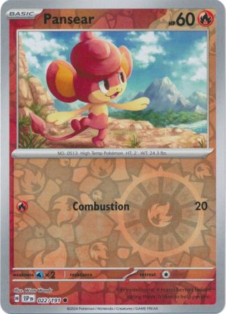 Pansear : SURGING SPARKS (Reverse holo) - 022/191