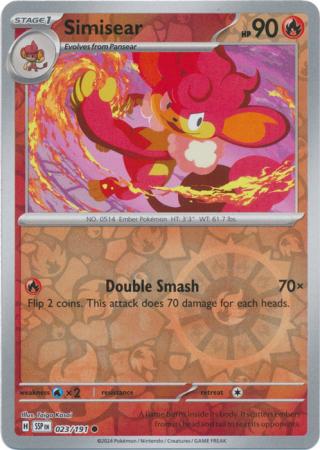Simisear : SURGING SPARKS (Reverse holo) - 023/191