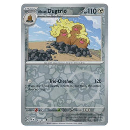 Alolan Dugtrio : SURGING SPARKS (Reverse holo) - 123/191