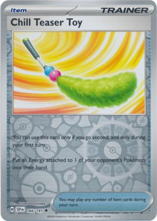 Chill Teaser Toy : SURGING SPARKS (Reverse holo) - 166/191