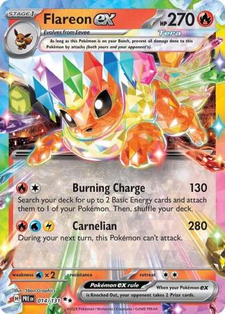 Flareon ex : PRISMATIC EVOLUTIONS - 014/131