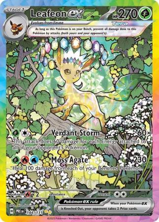Leafeon ex : PRISMATIC EVOLUTIONS - 144/131