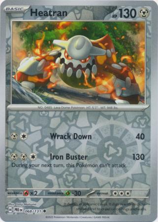 Heatran : PRISMATIC EVOLUTIONS (Reverse holo) - 068/131