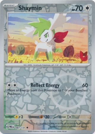 Shaymin : PRISMATIC EVOLUTIONS (Reverse holo) - 087/131