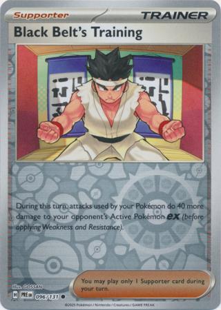 Black Belt's Training : PRISMATIC EVOLUTIONS (Reverse holo) - 096/131