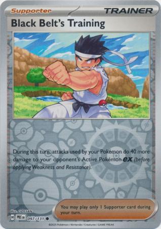 Black Belt's Training : PRISMATIC EVOLUTIONS (Reverse holo) - 097/131