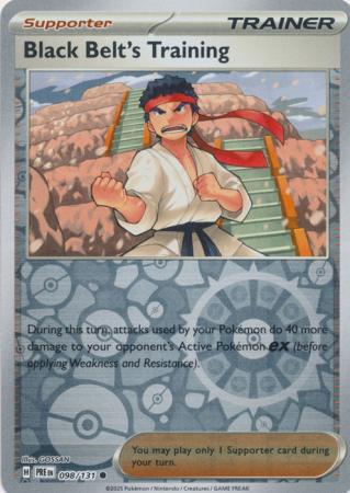 Black Belt's Training : PRISMATIC EVOLUTIONS (Reverse holo) - 098/131