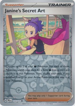 Janine's Secret Art : PRISMATIC EVOLUTIONS (Reverse holo) - 112/131