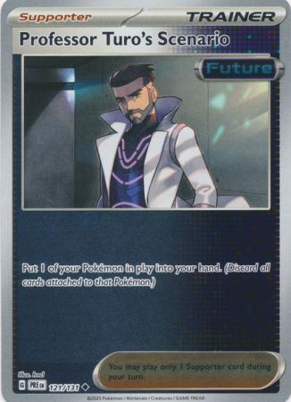 Professor Turo's Scenario : PRISMATIC EVOLUTIONS (Reverse holo) - 121/131