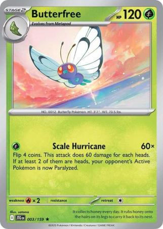 Butterfree : JOURNEY TOGETHER (Holo) - 003/159
