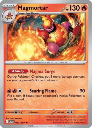 Magmortar : JOURNEY TOGETHER (Holo) - 021/159