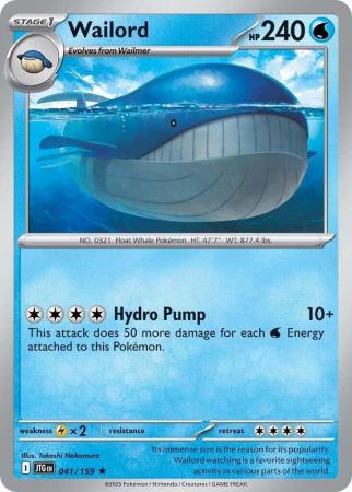 Wailord : JOURNEY TOGETHER (Holo) - 041/159
