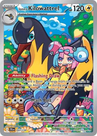 Iono's Kilowattrel : JOURNEY TOGETHER - 163/159