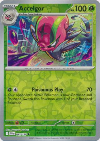 Accelgor : JOURNEY TOGETHER (Reverse holo) - 013/159