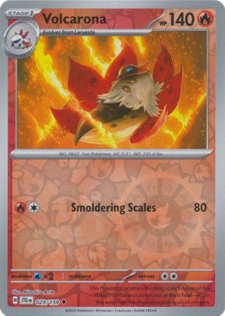 Volcarona : JOURNEY TOGETHER (Reverse holo) - 029/159