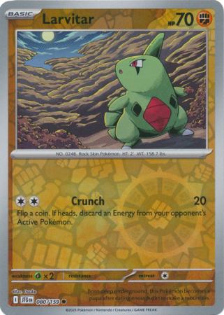 Larvitar : JOURNEY TOGETHER (Reverse holo) - 080/159