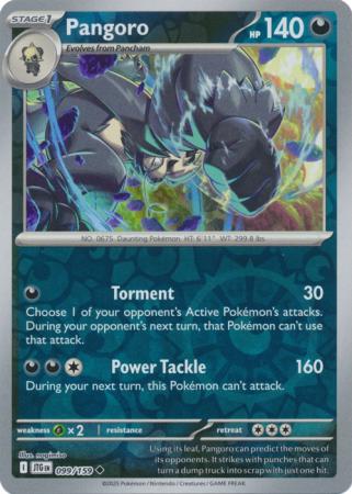 Pangoro : JOURNEY TOGETHER (Reverse holo) - 099/159
