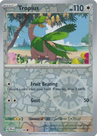 Tropius : JOURNEY TOGETHER (Reverse holo) - 123/159