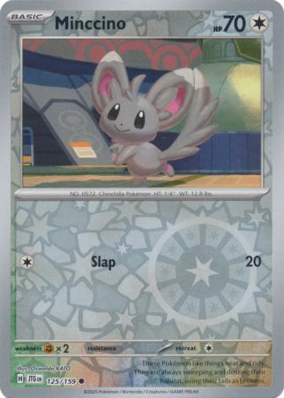 Minccino : JOURNEY TOGETHER (Reverse holo) - 125/159