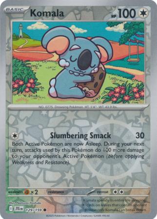 Komala : JOURNEY TOGETHER (Reverse holo) - 129/159