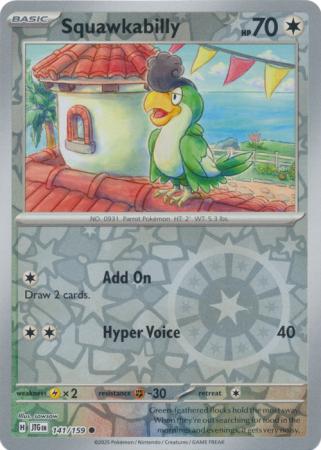 Squawkabilly : JOURNEY TOGETHER (Reverse holo) - 141/159
