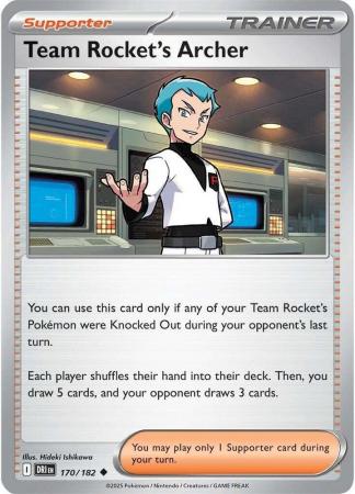 Team Rocket's Archer : DESTINED RIVALS - 170/182