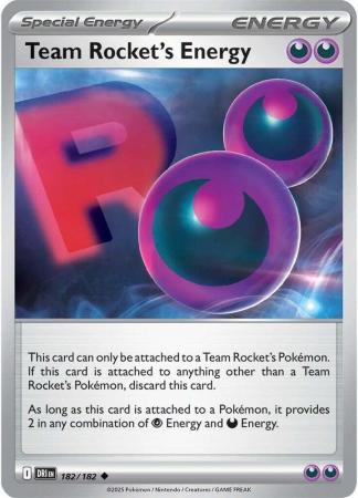 Team Rocket's Energy : DESTINED RIVALS - 182/182