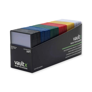 Vault X : Seamless Rigid Toploaders 35pt (Colours) - (120ct)