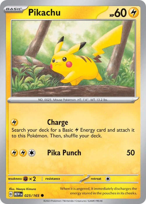 Pikachu : PROMO (Snowflake Stamp) (Holo) (Sealed) - 025/165