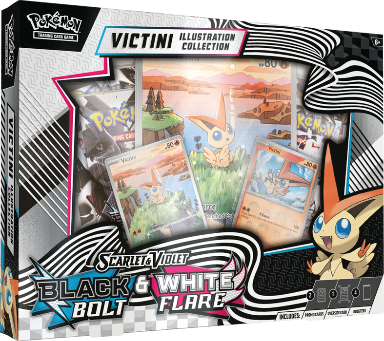 Pokemon : Black Bolt & White Flare Unova Victini Illustration Collection
