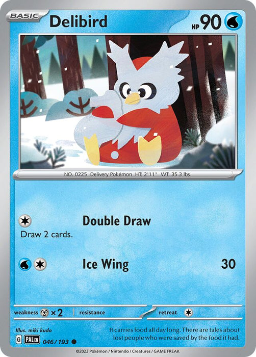 Delibird : PROMO (Snowflake Stamp) (Holo) (Sealed) - 046/193