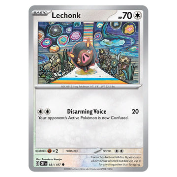 Lechonk : SV03: OBSIDIAN FLAMES - 181/197 trading card