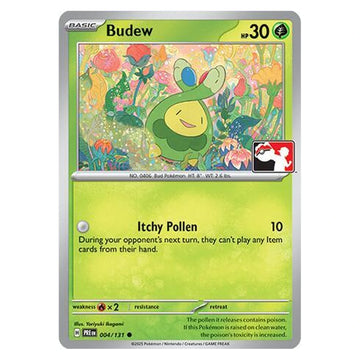 Budew : PLAY! PRIZE PACK LEAGUE PROMO - 004/131 trading card