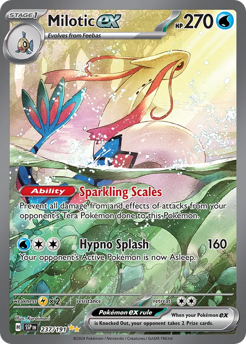Milotic ex : SURGING SPARKS - 237/191