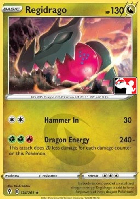 Regidrago : PLAY! PRIZE PACK LEAGUE PROMO (Non-Holo) - 124/203