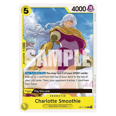 Charlotte Smoothie : THE WORLD'S STRONGEST WARRIORS - OP17-106 trading card