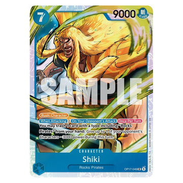 Shiki : THE WORLD'S STRONGEST WARRIORS (Foil) - OP17-048 trading card