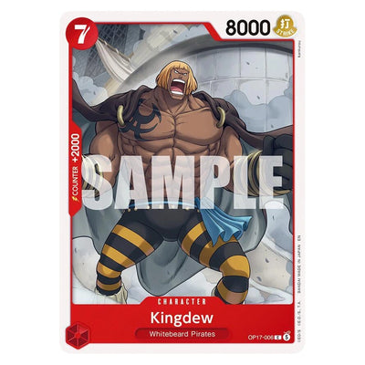 Kingdew : THE WORLD'S STRONGEST WARRIORS - OP17-006 trading card